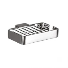 Origins Living Lounge Metal Soap Basket - Chrome 5412-13 Bathroom Accessory