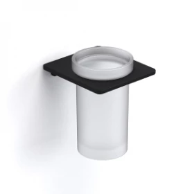 Origins Living S Cube Tumbler - Black 169924 Bathroom Wall Accessories