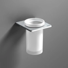 Origins Living S Cube/Eletech Tumbler - Chrome 166831 Bathroom Wall Accessory