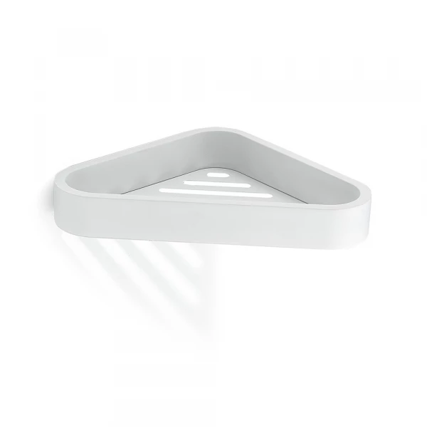 Origins Living Outline Corner Shower Basket - White 3283-22 Bathroom Wall Accessories