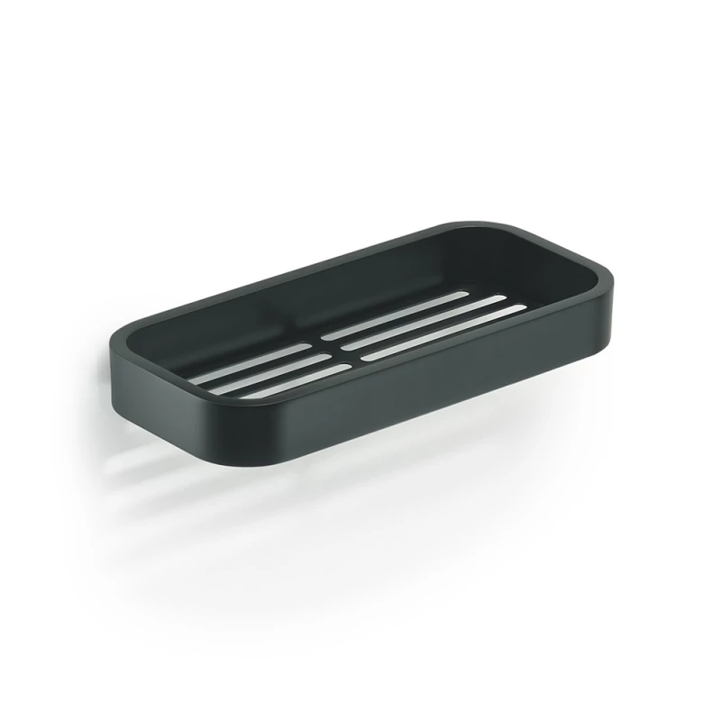 Modern Style Shower Baskets 3218-14 Origins Living Outline Shower Basket - Black 3218-14