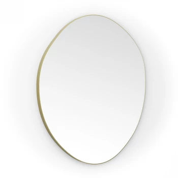 Origins Living Oslo Organic Mirror 80cm Brushed Brass OSL-00G877-BB
