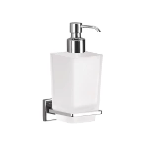 Origins Living Colorado Glass Soap Dispenser - Chrome 6981-13 Bathroom Wall Accessory