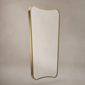 Origins Living Delphine Mirror 60 Brushed Brass - 60x90cm DEL-001069-BB Origins Living Delphine Mirror 60 Brushed Brass - 60x90cm DEL-001069-BB