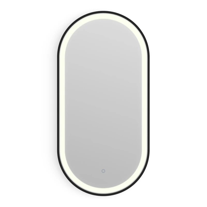 Origins living Lomax Light LML-01C048-BK Origins Living Lomax Light Capsule Mirror 40 Black - 40x80cm LML-01C048-BK