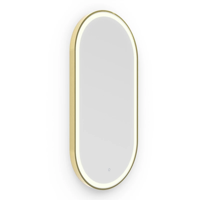 Origins living Lomax Light LML-01C048-BB Origins Living Lomax Light Capsule Mirror 40 Brushed Brass - 40x80cm LML-01C048-BB