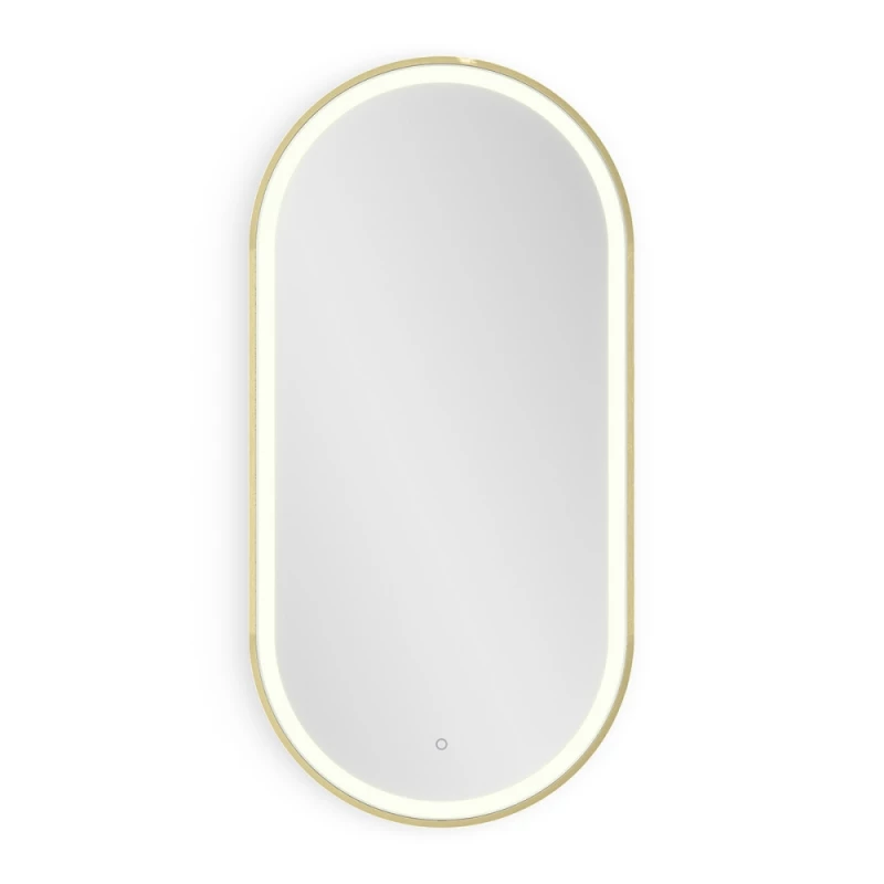 Origins living Lomax Light LML-01C048-BB Origins Living Lomax Light Capsule Mirror 40 Brushed Brass - 40x80cm LML-01C048-BB