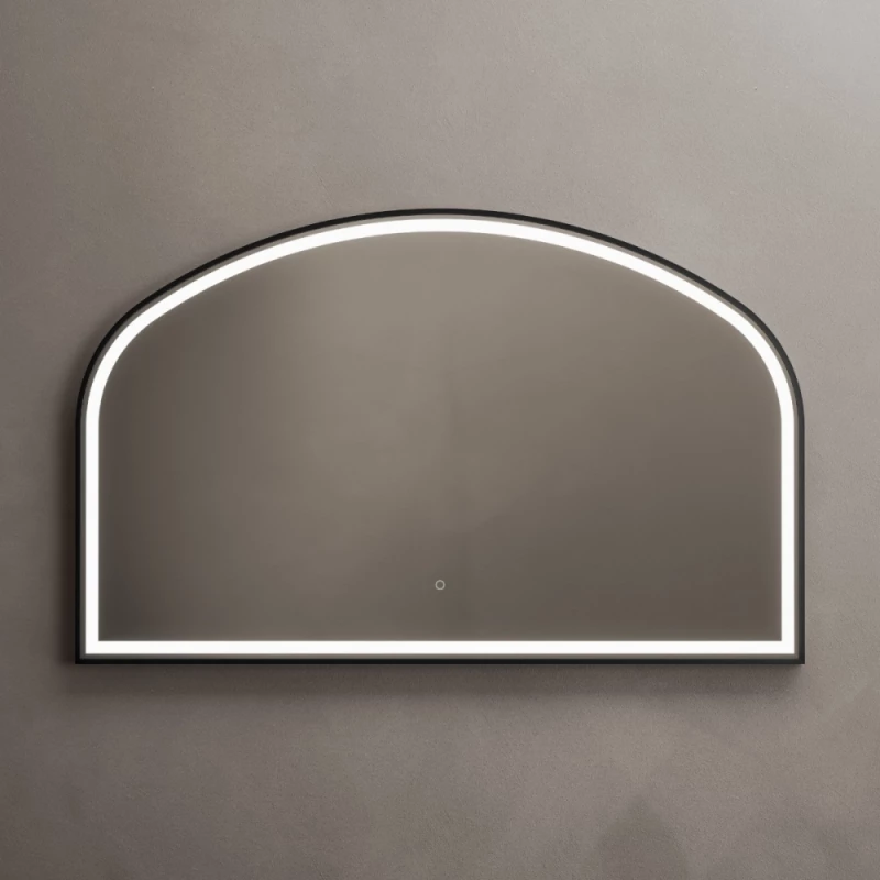 Origins living Lomax Light LML-01R127-BK Origins Living Lomax Light Overmantle Arch 120 Black - 120x75cm LML-01R127-BK