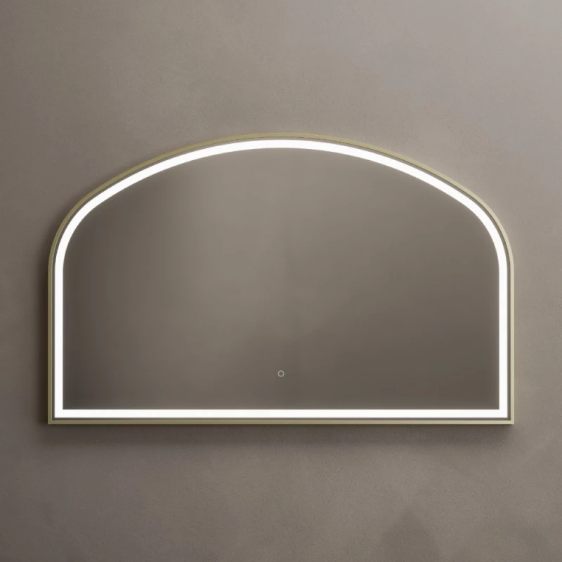 Origins living Lomax Light LML-01R127-BB Origins Living Lomax Light Overmantle Arch 120 Brushed Brass - 120x75cm LML-01R127-BB