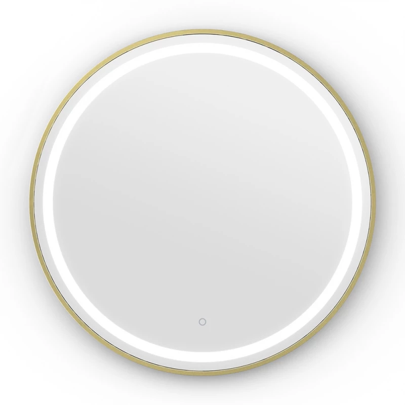 Origins living Lomax Light LML-01D070-BB Origins Living Lomax Light Round Mirror 70cm Brushed Brass LML-01D070-BB