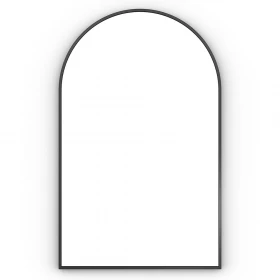 Origins Living Docklands Arch Mirror 50 Black - 50x80cm DKL-00R058-BK