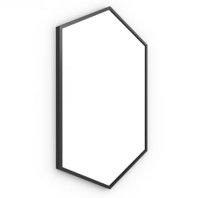 Origins Living Docklands Hexagonal Mirror Black - 50x75cm B375516 Origins Living Docklands Hexagonal Mirror Black - 50x75cm B375516