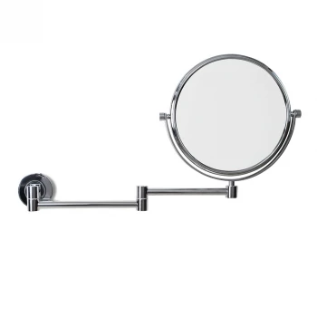 Origins Living Hutton Reversible 5x Magnifying Wall Mirror - Chrome HTN-007520-CH Origins Living Hutton Reversible 5x Magnifying Wall Mirror - Chrome HTN-007520-CH