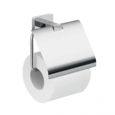 Origins Living Atena Toilet Roll Holder with Flap - Chrome 4425-13
