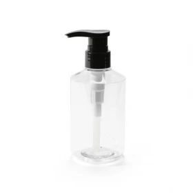 Origins Living Dispenser Bottle 300ml & Pump - Clear/Black BTL-113300-CL