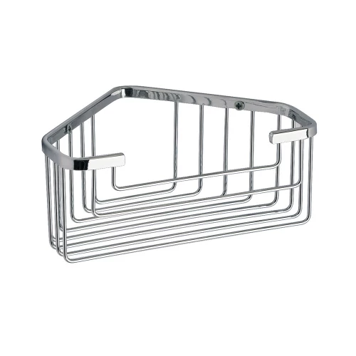 Origins Living Gedy Deep Corner Basket - Chrome 2483-13