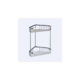 Origins Living Gedy Double Corner Basket - Chrome 2481-13