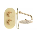 Shower Valve Mixer Packs Brushed Brass