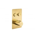 Mixer Valve Brushed Brass - Ebzone
