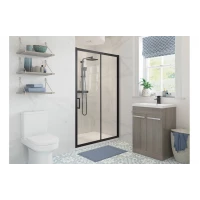 Sliding Shower Doors Black