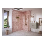 Wetroom Panels Brushed Bronze - Ebzone