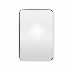 Origins Living City Rectangular Mirror 50 Black - 50x75cm Rectangular B375608