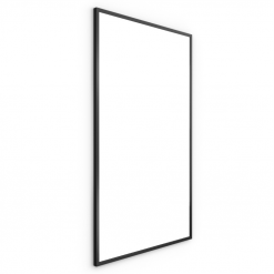 Origins Living Docklands Rectangular Mirror 120 Black - 120x70cm Rectangular B375578